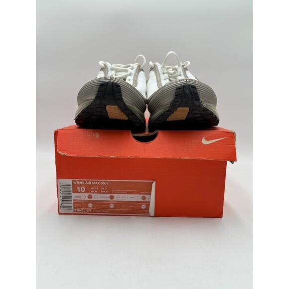 Nike AIR MAX 360 II Women's NEW Vintage Running Shoes White US Size 10 NIB - Picture 10 of 10